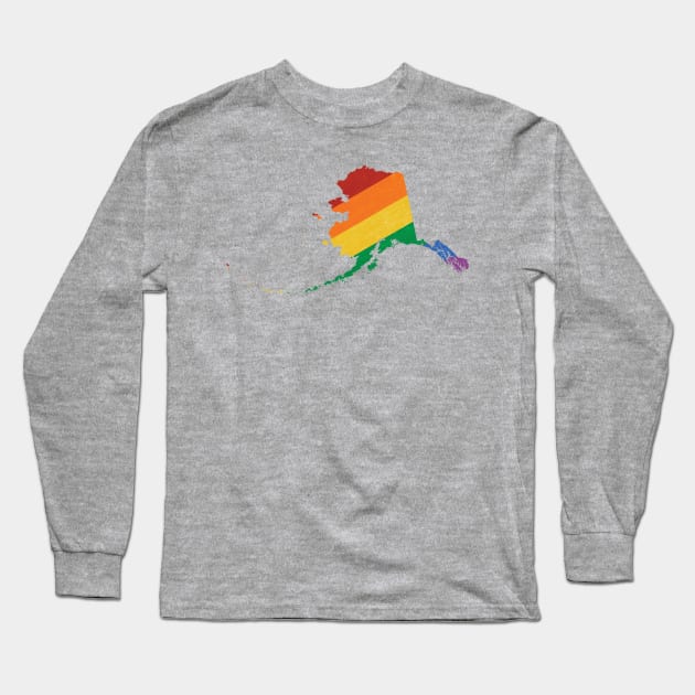 Alaska Pride Long Sleeve T-Shirt by juniperandspruce